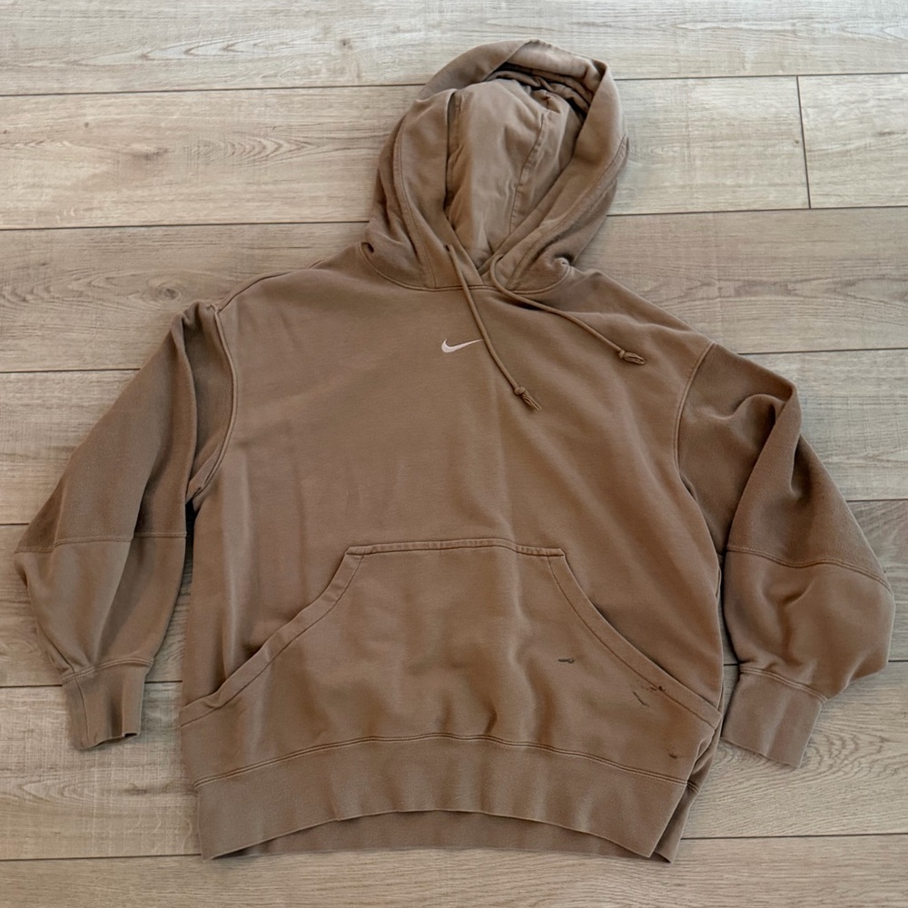 Nike Women's Brown Hoodie Sweater
